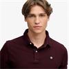 SUPERDRY VINTAGE DESTROY POLO SHIRT - BURGUNDY