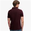 SUPERDRY VINTAGE DESTROY POLO SHIRT - BURGUNDY