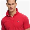 SUPERDRY VINTAGE DESTROY POLO SHIRT - RED