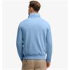 SUPERDRY ESSENTIAL LOGO 1/2 ZIP - BLUE