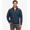 SUPERDRY ESSENTIAL LOGO 1/2 ZIP - NAVY
