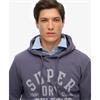 SUPERDRY ATHLETIC ESSENTIALS HOODIE - CHARCOAL