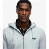 SUPERDRY ESSENTIAL LOGO ZIP HOODIE - SKY