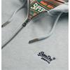 SUPERDRY ESSENTIAL LOGO ZIP HOODIE - SKY