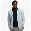 SUPERDRY ESSENTIAL LOGO ZIP HOODIE - SKY