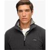SUPERDRY POLAR FLEECE 1/2 ZIP - CHARCOAL