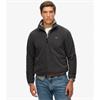 SUPERDRY POLAR FLEECE 1/2 ZIP - CHARCOAL
