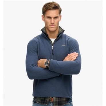 SUPERDRY POLAR FLEECE 1/2 ZIP - NAVY