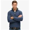 SUPERDRY POLAR FLEECE 1/2 ZIP - NAVY