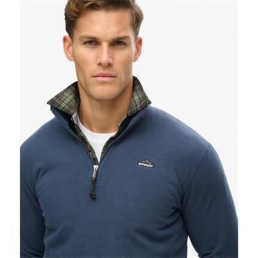 SUPERDRY POLAR FLEECE 1/2 ZIP - NAVY