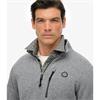 SUPERDRY STORM FLEECE 1/2 ZIP - GREY