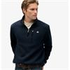 SUPERDRY STORM FLEECE 1/2 ZIP - NAVY