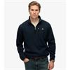 SUPERDRY STORM FLEECE 1/2 ZIP - NAVY