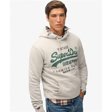 SUPERDRY VL DUO CLASSIC HOODIE - GREY