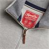 SUPERDRY ESSENTIAL PIQUE 1/2 ZIP - GREY