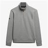 SUPERDRY ESSENTIAL PIQUE 1/2 ZIP - GREY