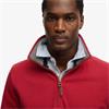 SUPERDRY ESSENTIAL PIQUE 1/2 ZIP - RED