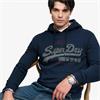 SUPERDRY VL HERITAGE RELAXED HOODIE - NAVY