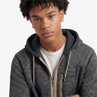 SUPERDRY STORM FLEECE ZIP HOODIE - GREY