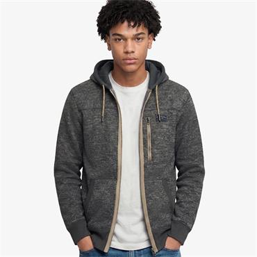 SUPERDRY STORM FLEECE ZIP HOODIE - GREY