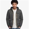 SUPERDRY STORM FLEECE ZIP HOODIE - GREY