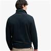 SUPERDRY ESSENTIAL SERIF LOGO 1/2 ZIP - DARK NAVY