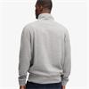 SUPERDRY ESSENTIAL SERIF LOGO 1/2 ZIP - GREY