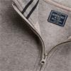 SUPERDRY ESSENTIAL SERIF LOGO 1/2 ZIP - GREY