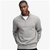 SUPERDRY ESSENTIAL SERIF LOGO 1/2 ZIP - GREY