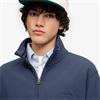 SUPERDRY ESSENTIAL SERIF LOGO 1/2 ZIP - NAVY