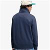 SUPERDRY ESSENTIAL SERIF LOGO 1/2 ZIP - NAVY