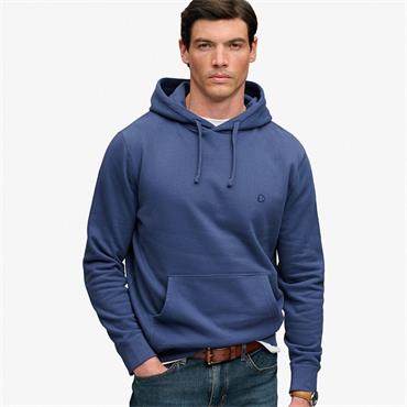 SUPERDRY ESSENTIAL SDCO LOGO HOODIE - BLUE