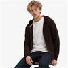 SUPERDRY ESSENTIAL ZIP HOODIE - BURGUNDY