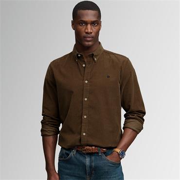 SUPERDRY CLASSIC NEEDLE CORD SHIRT - BEIGE