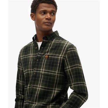 SUPERDRY COTTON LUMBERJACK SHIRT - GREEN