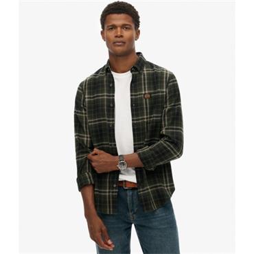 SUPERDRY COTTON LUMBERJACK SHIRT - GREEN
