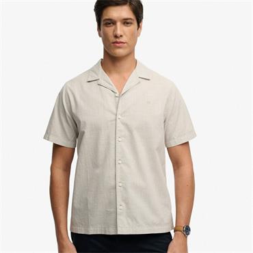 SUPERDRY CABANA SHORT SLEEVE SHIRT - GREY