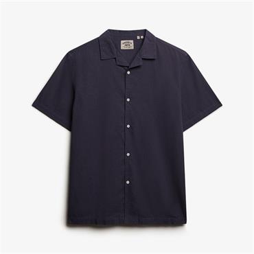 SUPERDRY CABANA SHORT SLEEVE SHIRT - NAVY