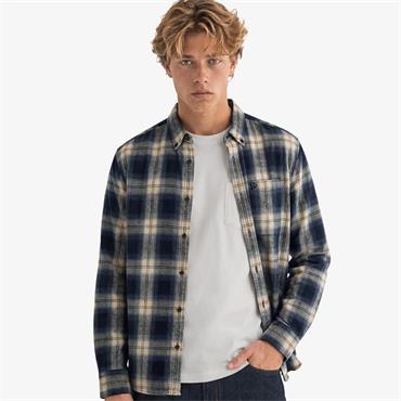 SUPERDRY COTTON LUMBERJACK SHIRT - BLUE