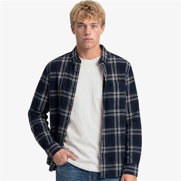 SUPERDRY COTTON LUMBERJACK SHIRT - NAVY