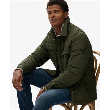 SUPERDRY SURPLUS LINER OVERSHIRT - GREEN