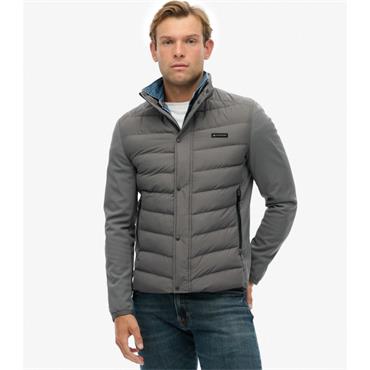 SUPERDRY STORM POPPER SOFTSHELL JACKET - GREY
