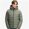 SUPERDRY HOODED FUJI PADDED JACKET - GREEN