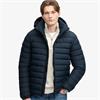 SUPERDRY HOODED FUJI PADDED JACKET - NAVY