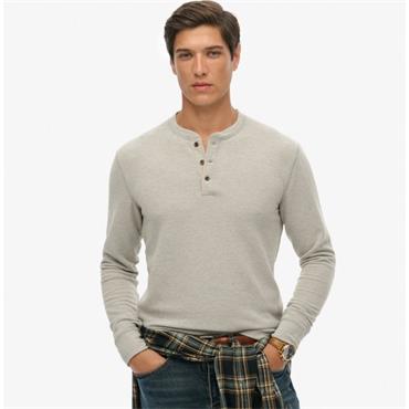 SUPERDRY MERCHANT GRANDAD TOP - GREY