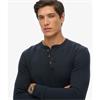 SUPERDRY MERCHANT GRANDAD TOP - NAVY