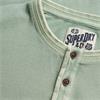 SUPERDRY TEXTURED GRANDAD TOP - GREEN