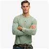 SUPERDRY TEXTURED GRANDAD TOP - GREEN