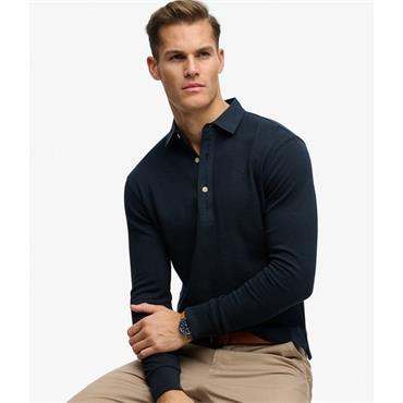 SUPERDRY CLASSIC RUGBY TOP - NAVY