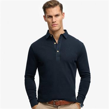 SUPERDRY CLASSIC RUGBY TOP - NAVY
